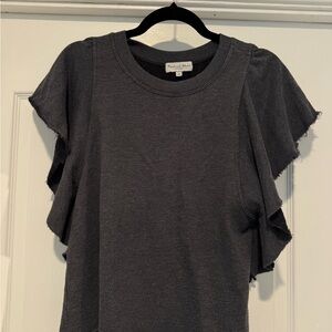 Michael Stars Dark Gray Short Sleeve Top